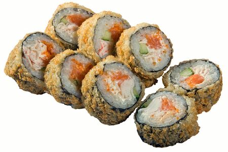 Ролл в темпуре Креветка & Лосось