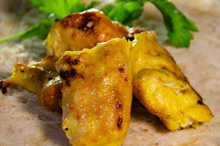 Шашлык из куриного филе