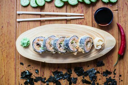 Ролл Спайси Темпура теплый