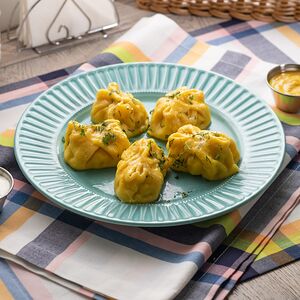 Манты с куриным филе  