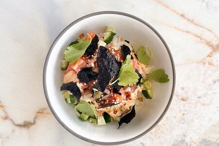 Дандурри с лососем