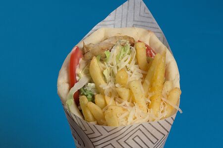 Сувлаки Цезарь с курицей