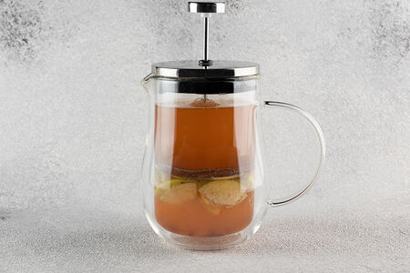 Домашний чай яблоко с корицей