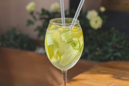 Фирменный лимонад Лайм-огурец