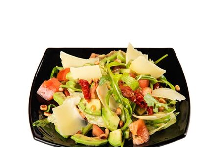 С рукколой и вялеными томатами