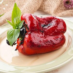 Болгарский перец на углях