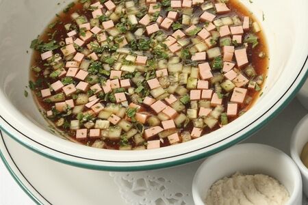 Окрошка на квасе