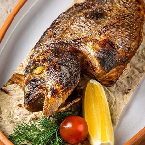 Дорадо на мангале