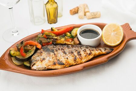 Дорадо на гриле