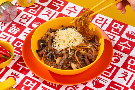 Чапче с говядиной