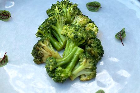 Брокколи в соусе свит чили