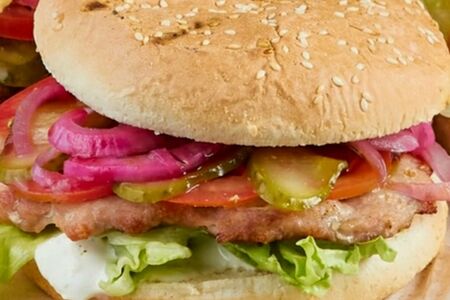 Бургер со свининой