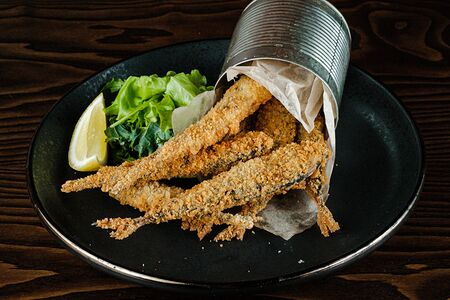 Пескари жаренные