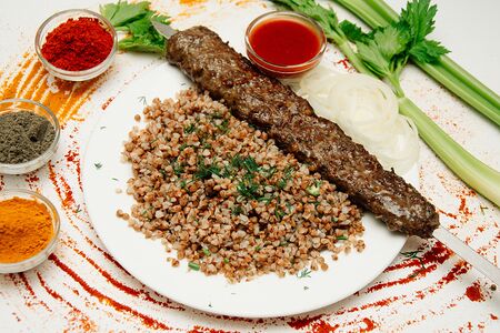 Люля-кебаб с гречкой