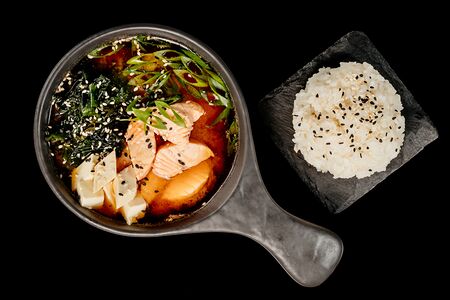 Мисо суп с лососем