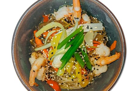 Фунчоза с креветкой