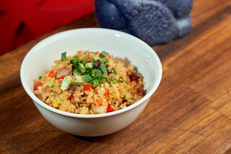 Рис жареный с уткой