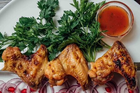 Шашлык из куриных крыльев