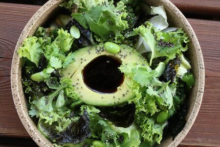 Очень зеленый салат