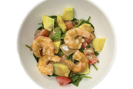 Креветка и авокадо