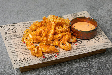 Кальмары фри с айоли шрирача