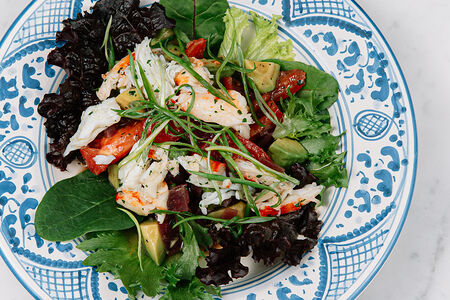 Салат с камчатским крабом