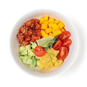 Поке с лососем