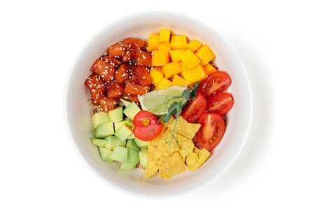 Поке с лососем