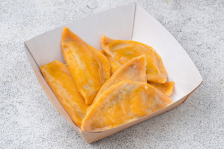 Вареники с печенью и грибами