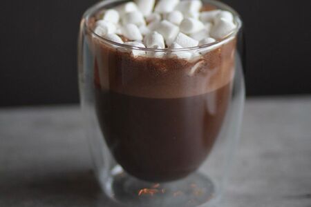 Какао на миндальном молоке