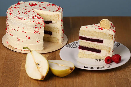 Торт Малина-Груша