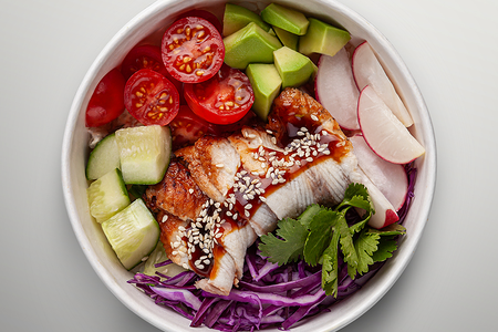 Поке боул с угрем New