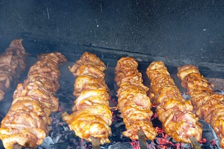 Шашлык из курицы