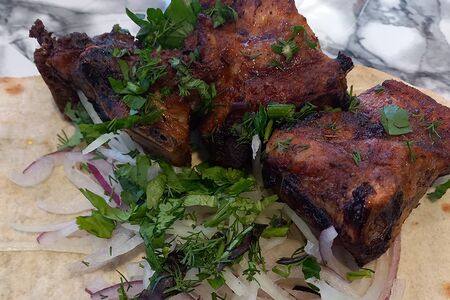 Шашлык из свиных рёбрышек