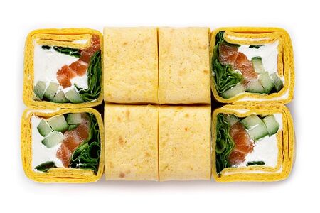 Тортилья с лососем