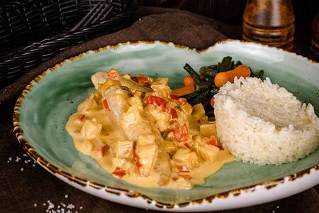 Филе индейки с ананасами