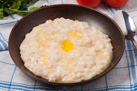 Каша 5 злаков на молоке с маслом