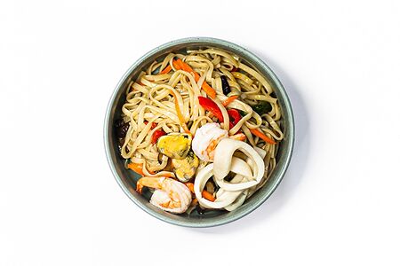 Удон с морепродуктами
