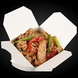 Рис с курицей Терияки