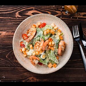 Цезарь с креветками