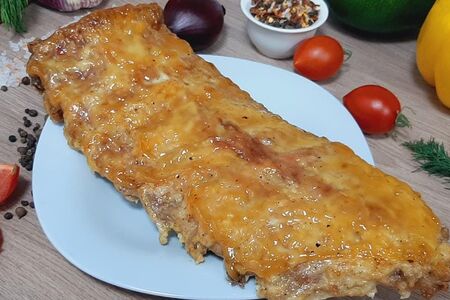 Ребрышки свиные в медово-чесночном соусе