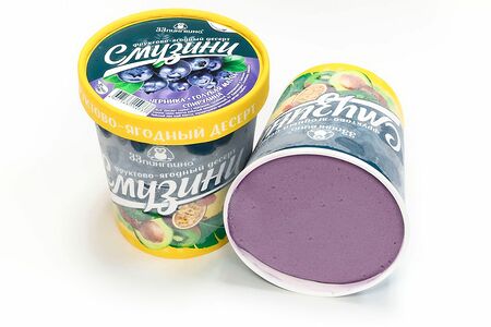 Смузини черника-голубая матча-спирулина