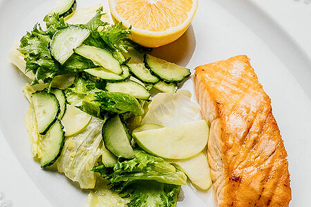 Стейк из лосося