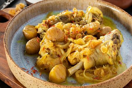 Габаля кавурма из цыпленка