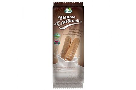 Батончик амарантовый без глютена со сливочной начинкой в шоколадной глазури