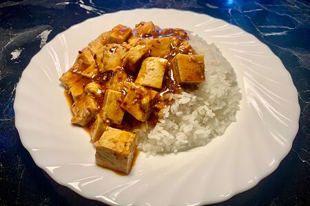 Рис с острым тофу