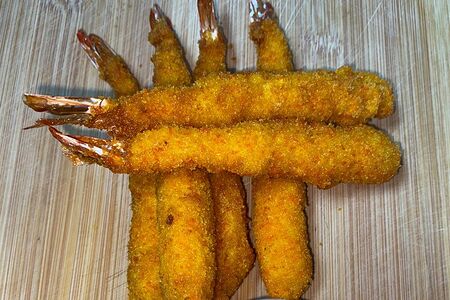 Креветки темпура