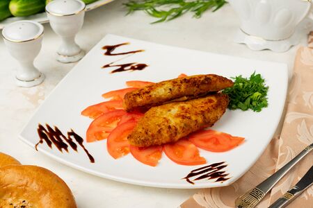 Котлеты Куриные с рисом