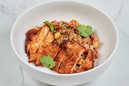 Рис с курицей