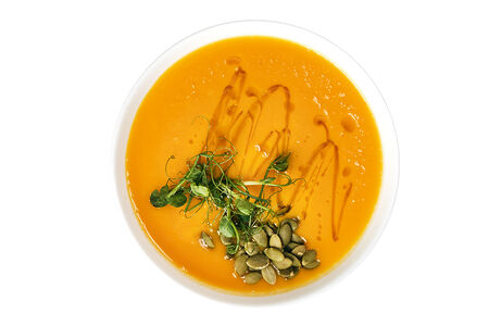 Тыквенный суп-крем с трюфельным маслом